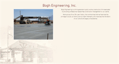 Desktop Screenshot of boghengineering.com