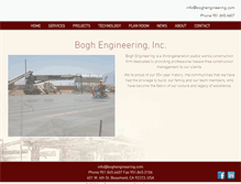Tablet Screenshot of boghengineering.com